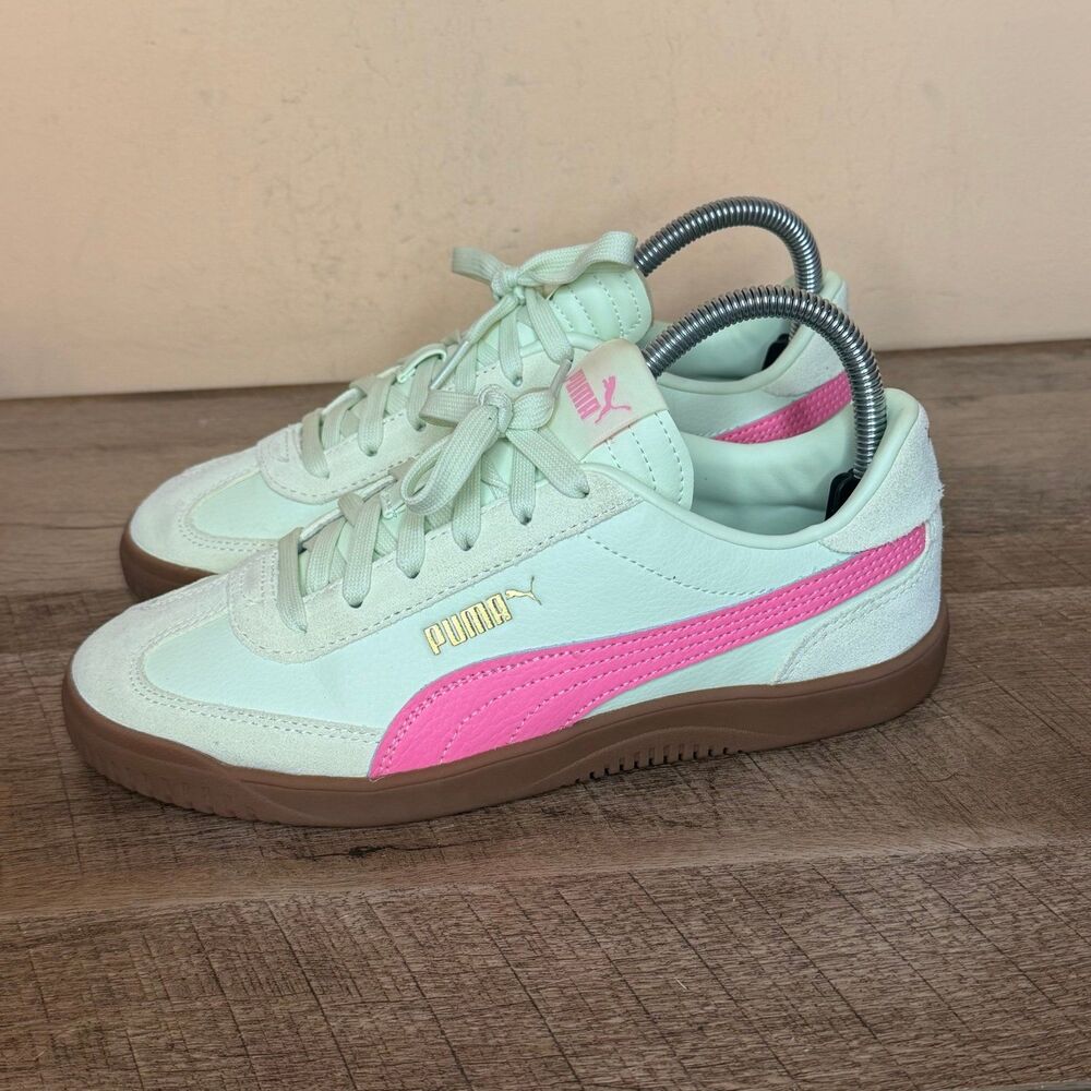 Puma Palermo Fresh Mint/Fresh Pink Sneakers women’s 7.5  shoes